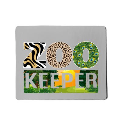 Zookeeper Zoo Animals Zoo Keeper Zoos Mousepad