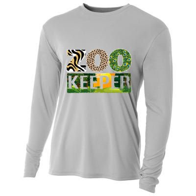 Zookeeper Zoo Animals Zoo Keeper Zoos Cooling Performance Long Sleeve Crew