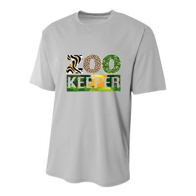 Zookeeper Zoo Animals Zoo Keeper Zoos Youth Performance Sprint T-Shirt