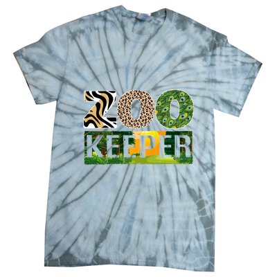 Zookeeper Zoo Animals Zoo Keeper Zoos Tie-Dye T-Shirt