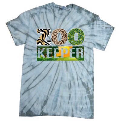 Zookeeper Zoo Animals Zoo Keeper Zoos Tie-Dye T-Shirt