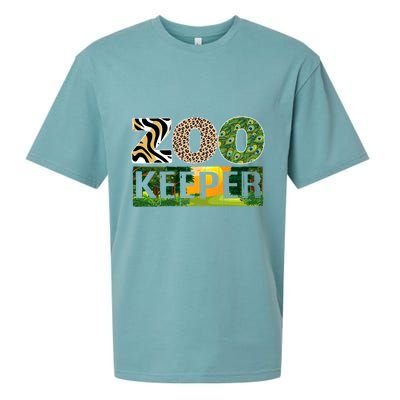 Zookeeper Zoo Animals Zoo Keeper Zoos Sueded Cloud Jersey T-Shirt