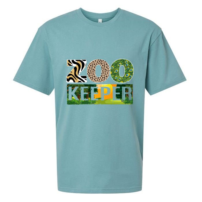 Zookeeper Zoo Animals Zoo Keeper Zoos Sueded Cloud Jersey T-Shirt