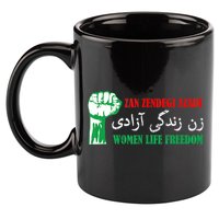 Zan Zendegi Azadi Persian Woman Life Freedom 11oz C Handle Ceramic Mug