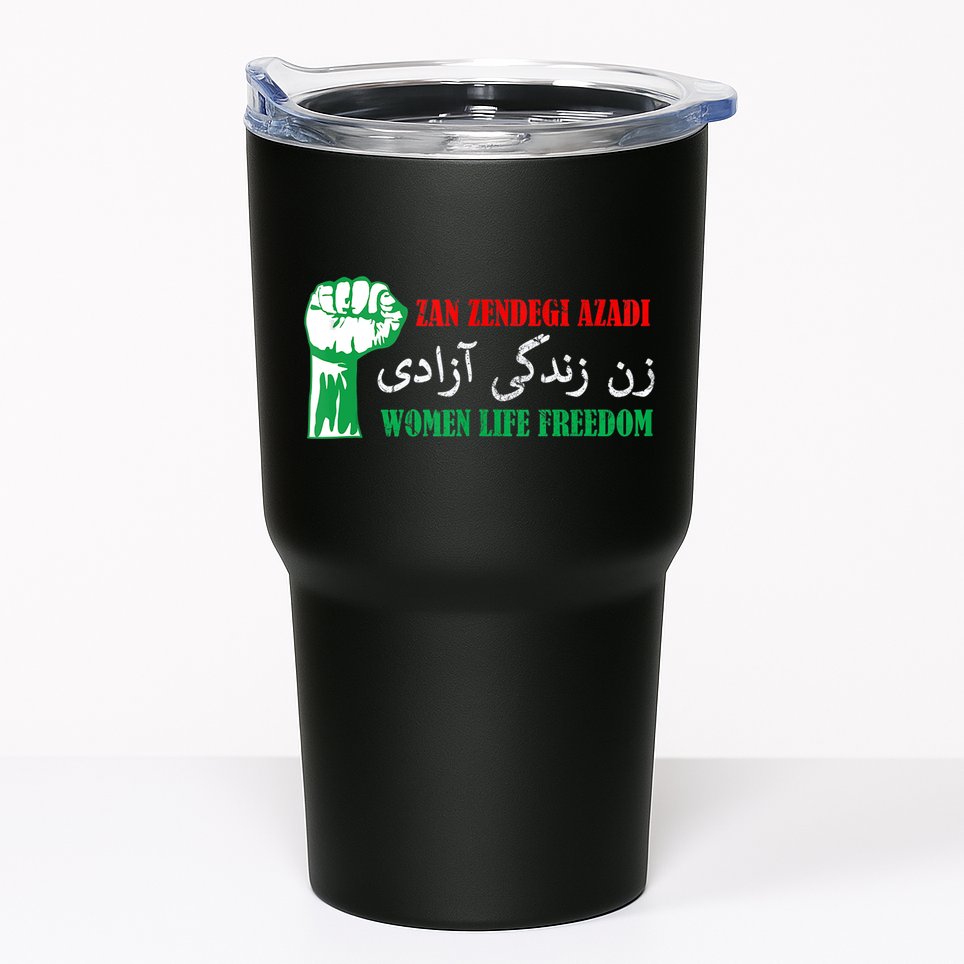 Zan Zendegi Azadi Persian Woman Life Freedom Tumbler