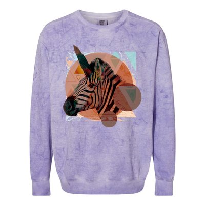 Zebracorn Colorblast Crewneck Sweatshirt