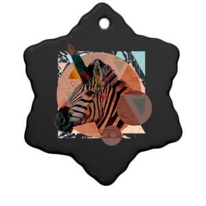 Zebracorn Ceramic Star Ornament