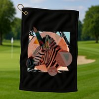 Zebracorn Golf Towel