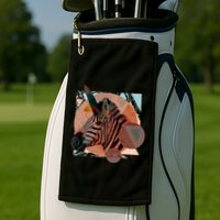 Zebracorn Golf Towel