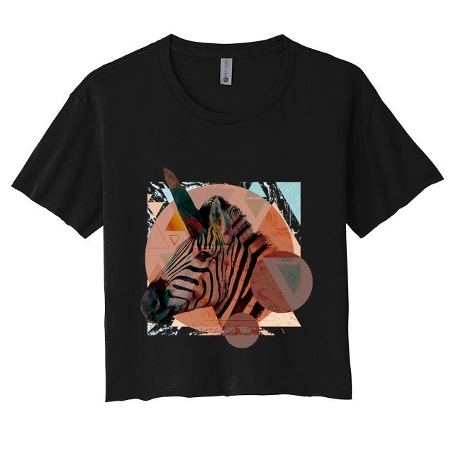Zebracorn Crop Top