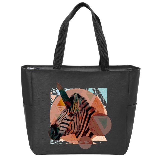 Zebracorn Zip Tote Bag
