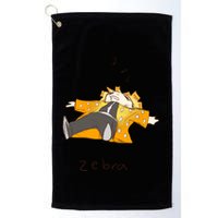 Zebra Golf Towel