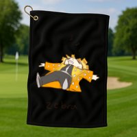 Zebra Golf Towel