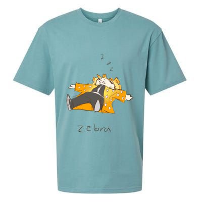 Zebra Sueded Cloud Jersey T-Shirt