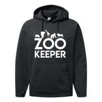 Zookeeper - Zookeeper Gift For Animal Lover Zookeeper Outfit Performance Fleece Hoodie