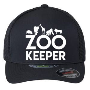 Zookeeper - Zookeeper Gift For Animal Lover Zookeeper Outfit Flexfit Unipanel Trucker Cap