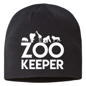 Zookeeper - Zookeeper Gift For Animal Lover Zookeeper Outfit Sustainable Beanie