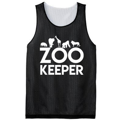 Zookeeper - Zookeeper Gift For Animal Lover Zookeeper Outfit Mesh Reversible Basketball Jersey Tank