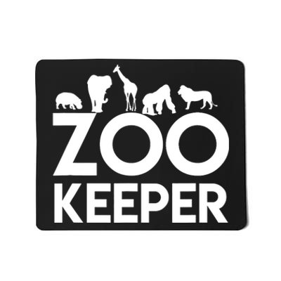 Zookeeper - Zookeeper Gift For Animal Lover Zookeeper Outfit Mousepad