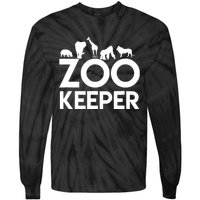 Zookeeper - Zookeeper Gift For Animal Lover Zookeeper Outfit Tie-Dye Long Sleeve Shirt