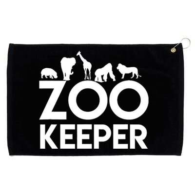 Zookeeper - Zookeeper Gift For Animal Lover Zookeeper Outfit Grommeted Golf Towel