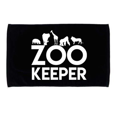 Zookeeper - Zookeeper Gift For Animal Lover Zookeeper Outfit Microfiber Hand Towel