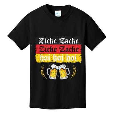 Zicke Zacke Hoi Oktoberfest German Flag Party Kids T-Shirt