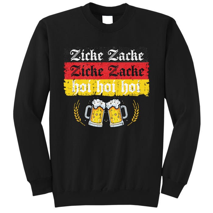 Zicke Zacke Hoi Oktoberfest German Flag Party Funny Gift Sweatshirt