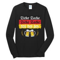 Zicke Zacke Hoi Oktoberfest German Flag Party Funny Gift Tall Long Sleeve T-Shirt