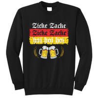 Zicke Zacke Hoi Oktoberfest German Flag Party Funny Gift Tall Sweatshirt