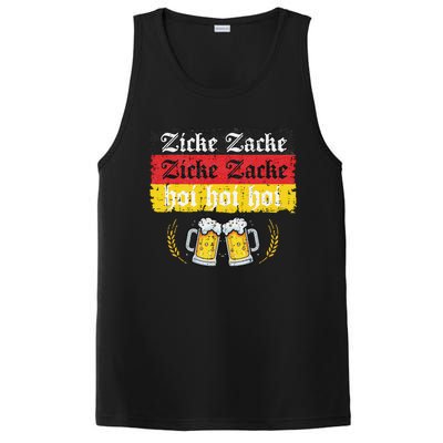 Zicke Zacke Hoi Oktoberfest German Flag Party Funny Gift PosiCharge Competitor Tank