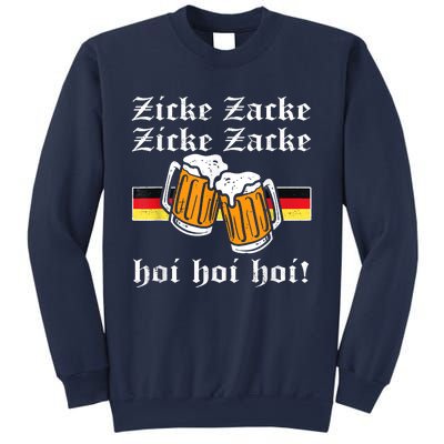 Zicke Zacke Hoi Funny Germany Flag Oktoberfest German Sweatshirt