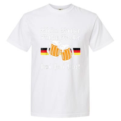 Zicke Zacke Hoi Funny Germany Flag Oktoberfest German Garment-Dyed Heavyweight T-Shirt