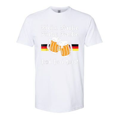 Zicke Zacke Hoi Funny Germany Flag Oktoberfest German Softstyle CVC T-Shirt