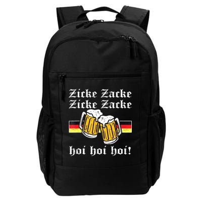 Zicke Zacke Hoi Funny Germany Flag Oktoberfest German Backpack