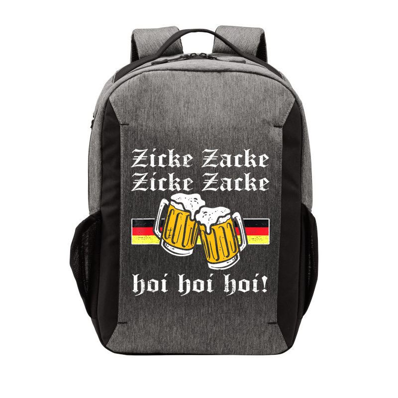 Zicke Zacke Hoi Funny Germany Flag Oktoberfest German Vector Backpack