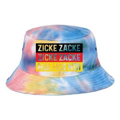 Zicke Zacke Hoi Oktoberfest German Flag Party Funny Gift Tie Dye Newport Bucket Hat