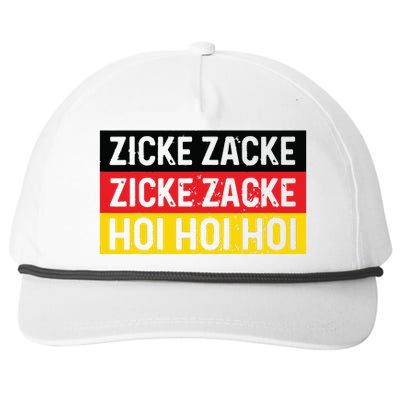 Zicke Zacke Hoi Oktoberfest German Flag Party Funny Gift Snapback Five-Panel Rope Hat