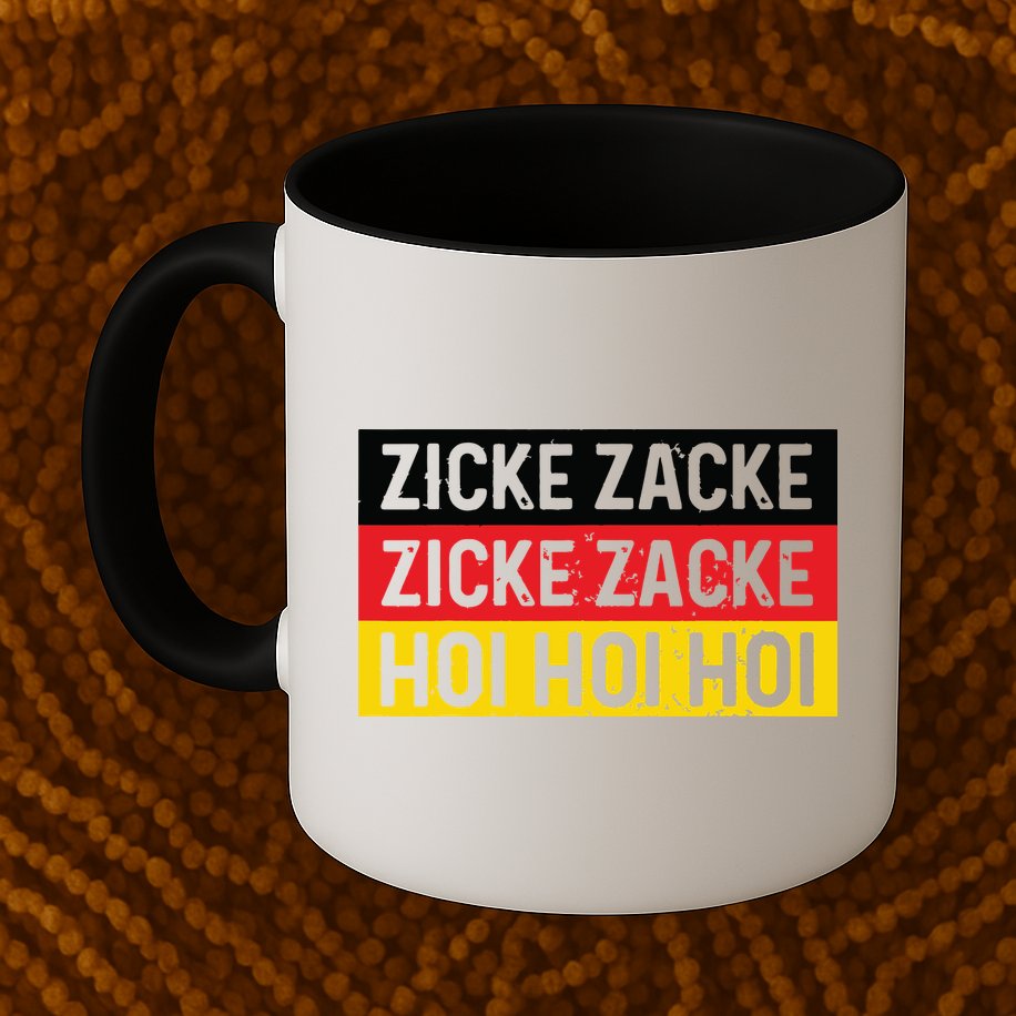 Zicke Zacke Hoi Oktoberfest German Flag Party Funny Gift Mug