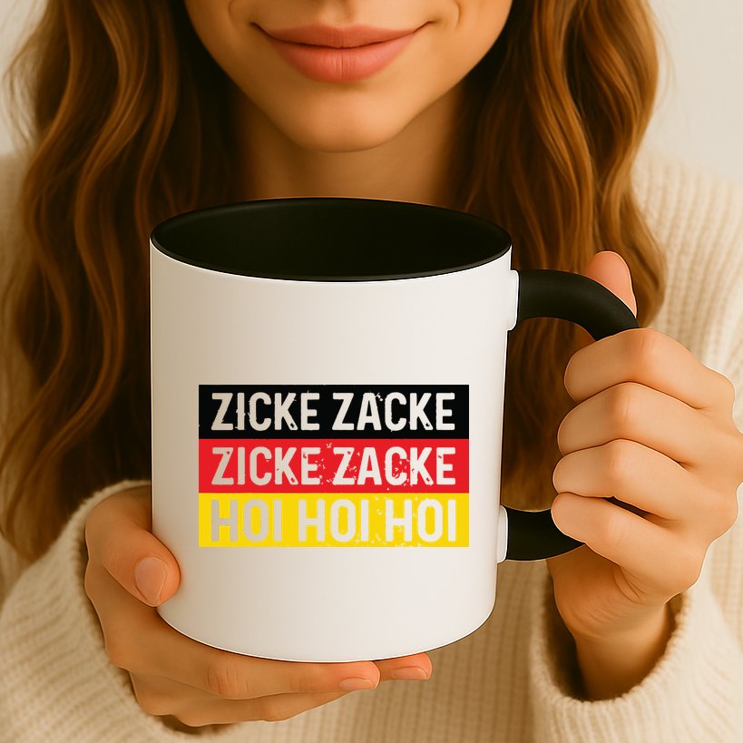 Zicke Zacke Hoi Oktoberfest German Flag Party Funny Gift Mug