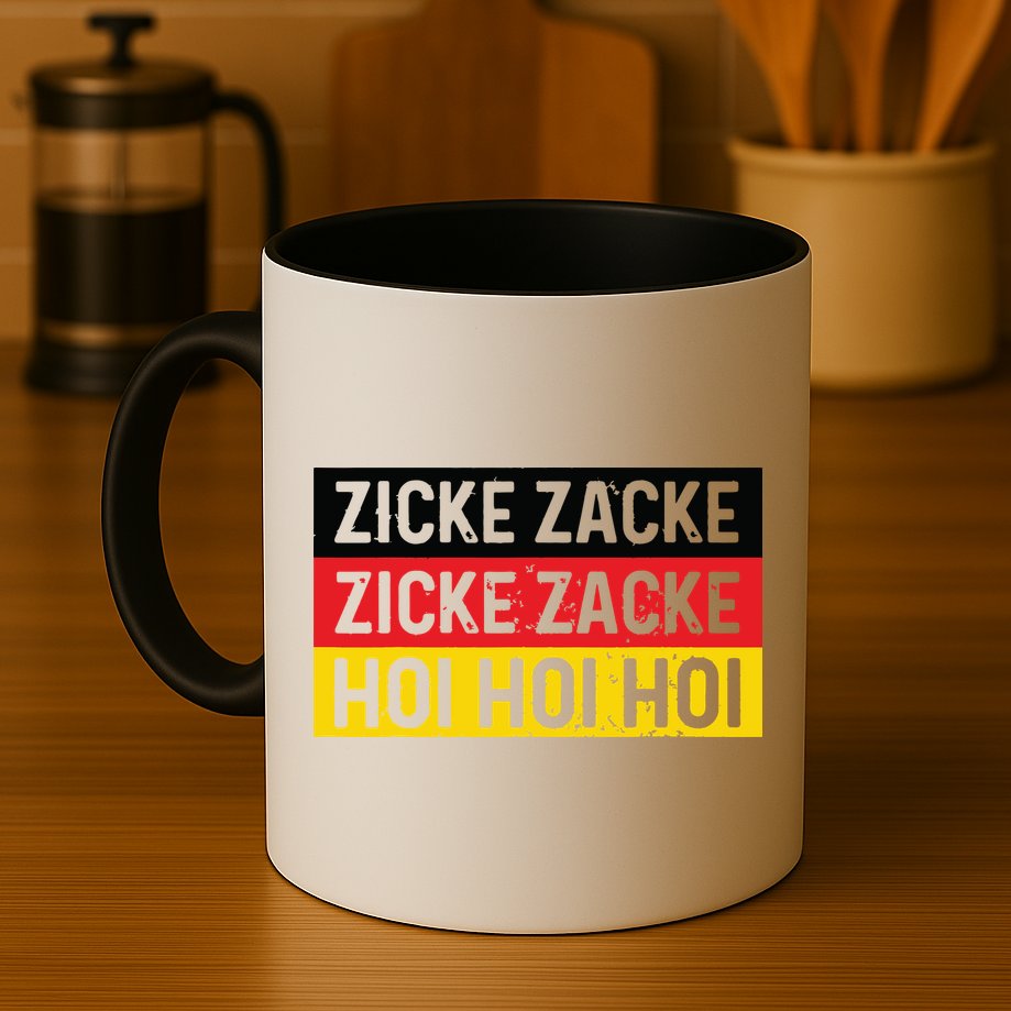Zicke Zacke Hoi Oktoberfest German Flag Party Funny Gift Mug