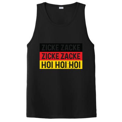 Zicke Zacke Hoi Oktoberfest German Flag Party Funny Gift PosiCharge Competitor Tank