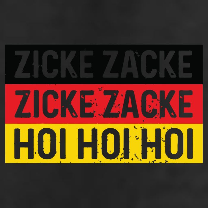 Zicke Zacke Hoi Oktoberfest German Flag Party Funny Gift Hat