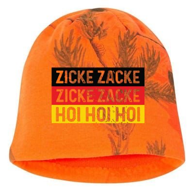 Zicke Zacke Hoi Oktoberfest German Flag Party Funny Gift Kati - Camo Knit Beanie