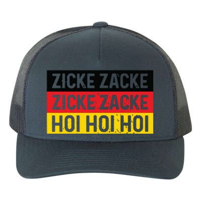 Zicke Zacke Hoi Oktoberfest German Flag Party Funny Gift Yupoong Adult 5-Panel Trucker Hat