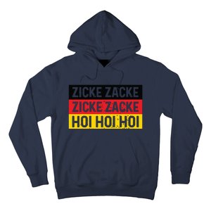 Zicke Zacke Hoi Oktoberfest German Flag Party Funny Gift Hoodie