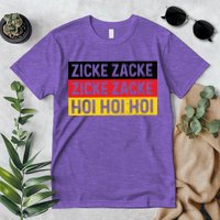 Zicke Zacke Hoi Oktoberfest German Flag Party Funny Gift Premium T-Shirt