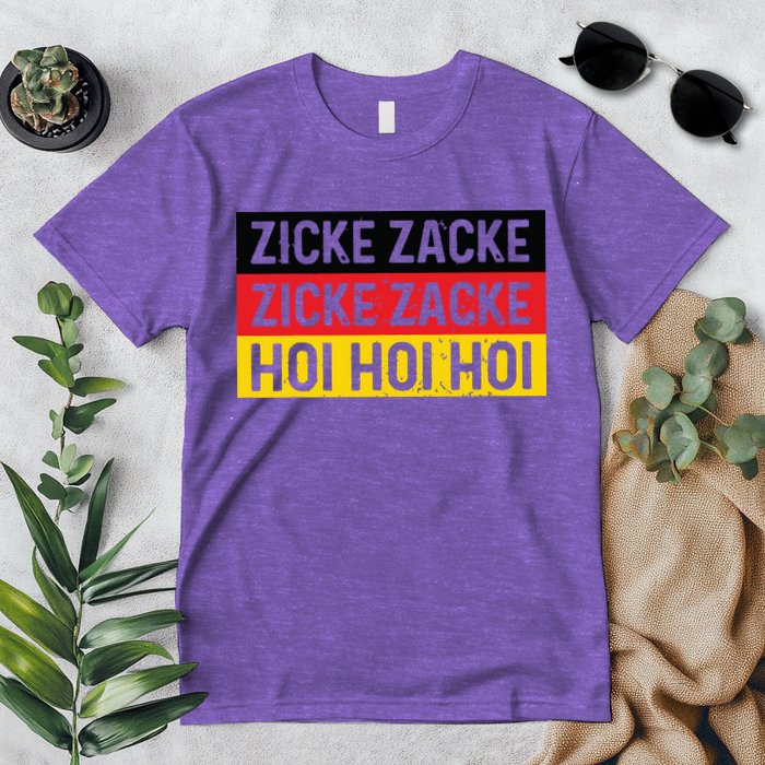 Zicke Zacke Hoi Oktoberfest German Flag Party Funny Gift Premium T-Shirt
