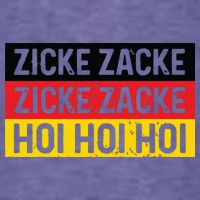 Zicke Zacke Hoi Oktoberfest German Flag Party Funny Gift Premium T-Shirt