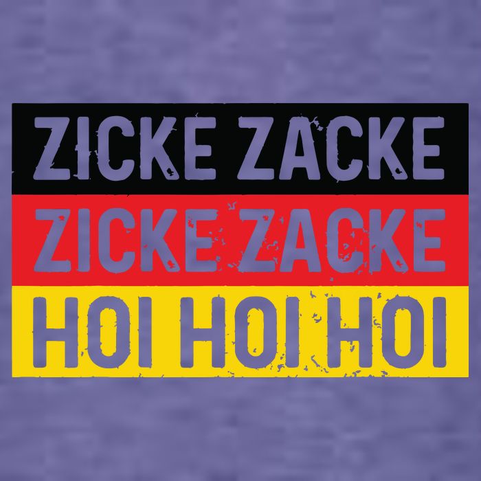 Zicke Zacke Hoi Oktoberfest German Flag Party Funny Gift Premium T-Shirt
